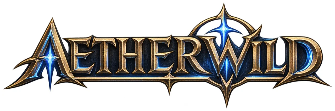 AetherWild official title logo